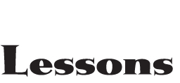 Lessons